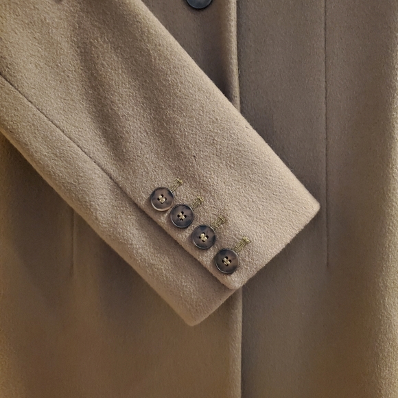 Anne Klein Taupe/ Camel Wool Coat, Size M - Picture 5 of 8